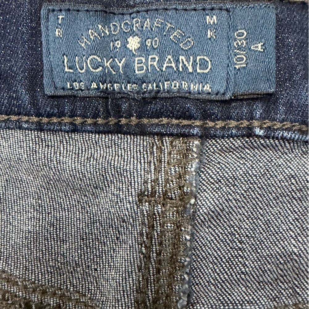 Lucky Brand Women's Deep Indigo Skinny Jeans Premium Denim Size 10 - Picture 10 of 10